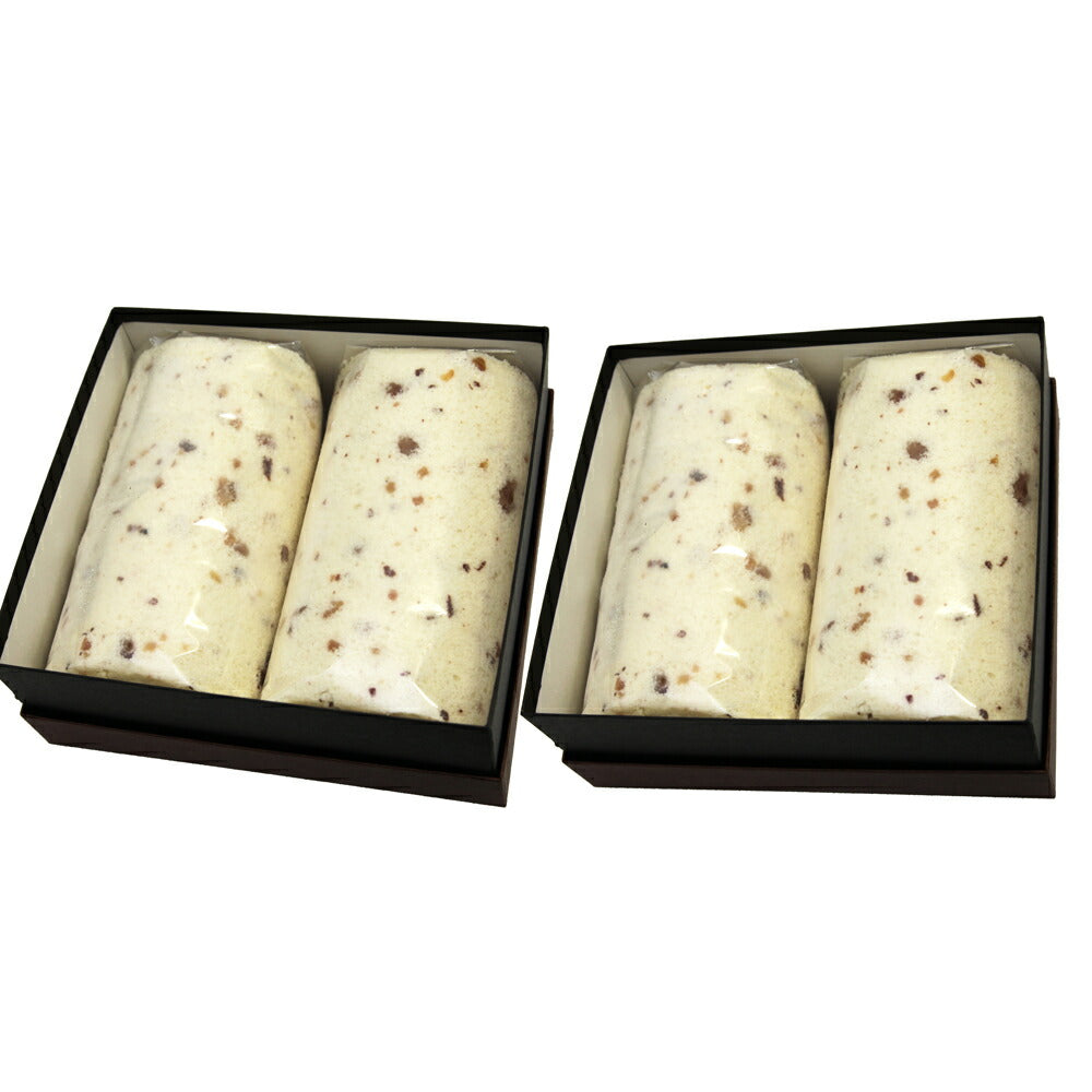 岐阜「新杵堂」 渋皮栗入栗きんとんロール 約450g×2 2セット