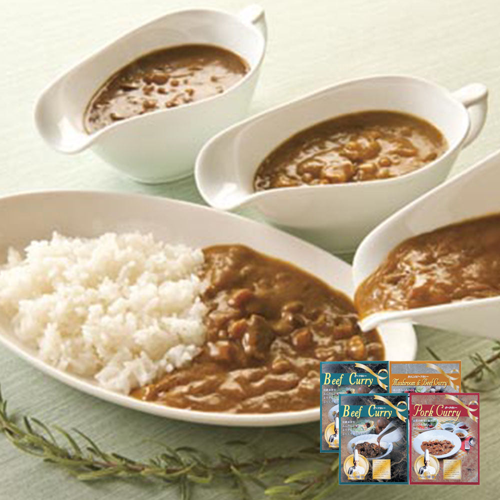 グランドシェフ宮田昭一監修 バラエティセット カレー レトルト 計4食
