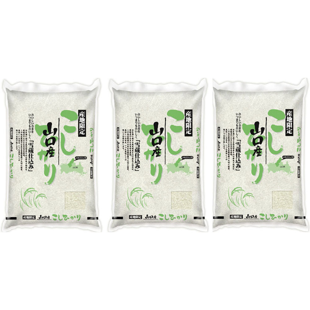 山口 雪蔵仕込 コシヒカリ 2kg×3