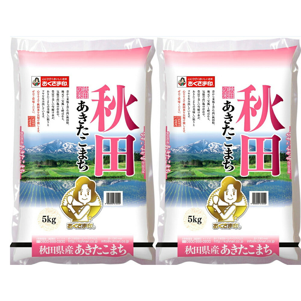 【3人シェア買いでお得】秋田県産 あきたこまち 5kg×2
