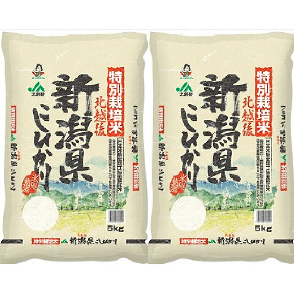 新潟 JA北越後産 特別栽培米コシヒカリ 5kg×2