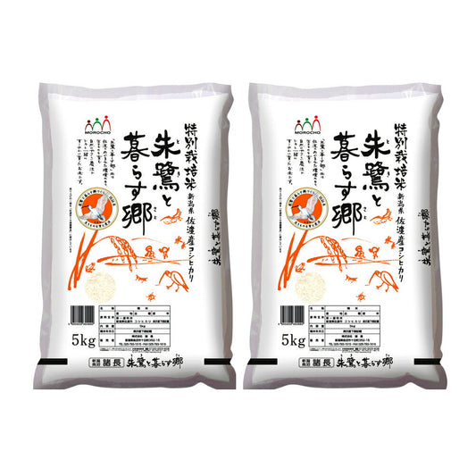 新潟 佐渡産コシヒカリ特別栽培米 5Kg×2