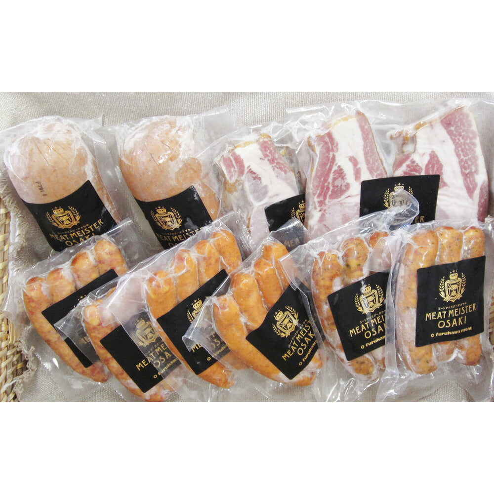 【3人シェア買いでお得】宮城 Meat Meister OSAKI ソーセージギフト 5種10個