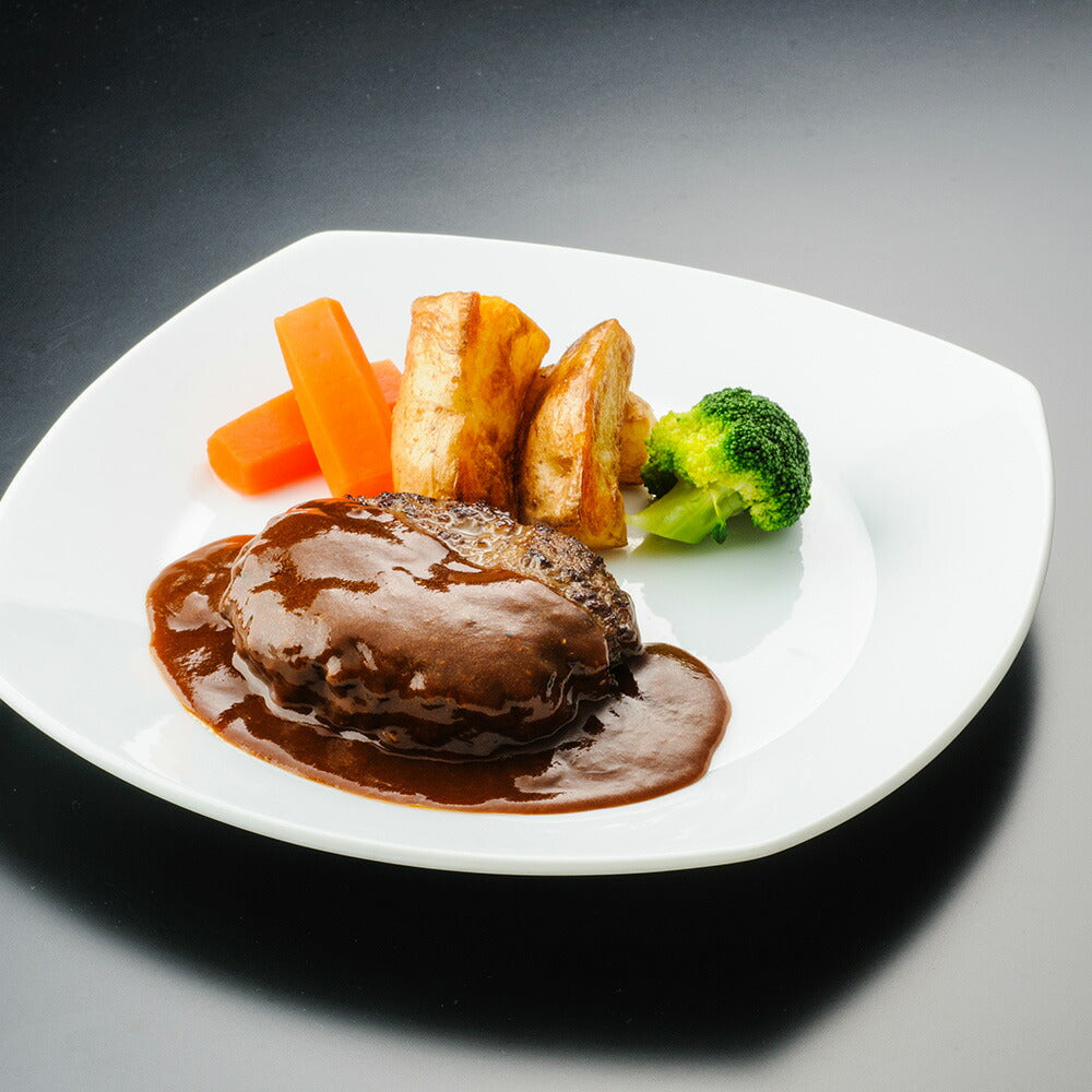 前沢牛入りハンバーグセット