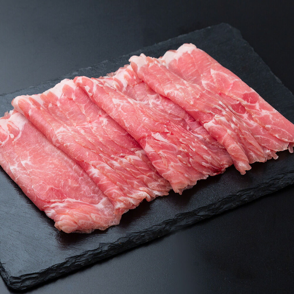 【3人シェア買いでお得】千葉県産 バナナパインポーク ロースしゃぶしゃぶ（400g）