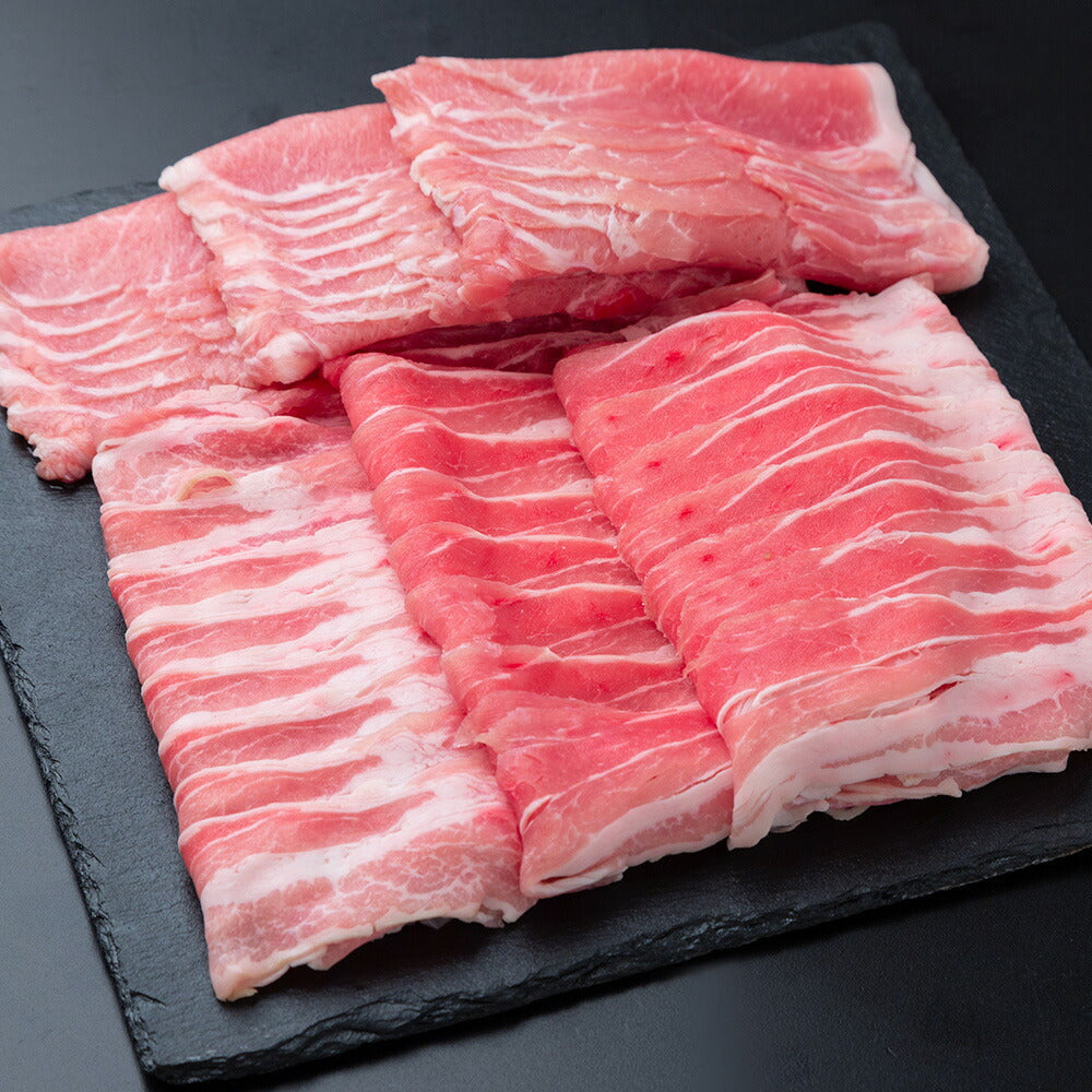 千葉県産 バナナパインポーク ロース・バラしゃぶしゃぶ（計600g）