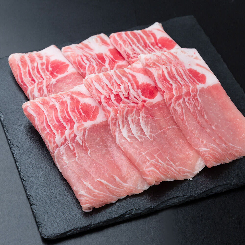 鹿児島県産 黒豚 「黒の匠」 ロースしゃぶしゃぶ（500g）
