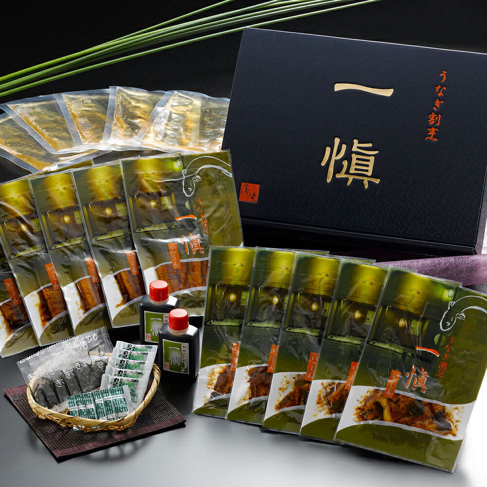 愛知 うなぎ割烹「一愼」特製蒲焼・鰻のひつまぶし Eセット