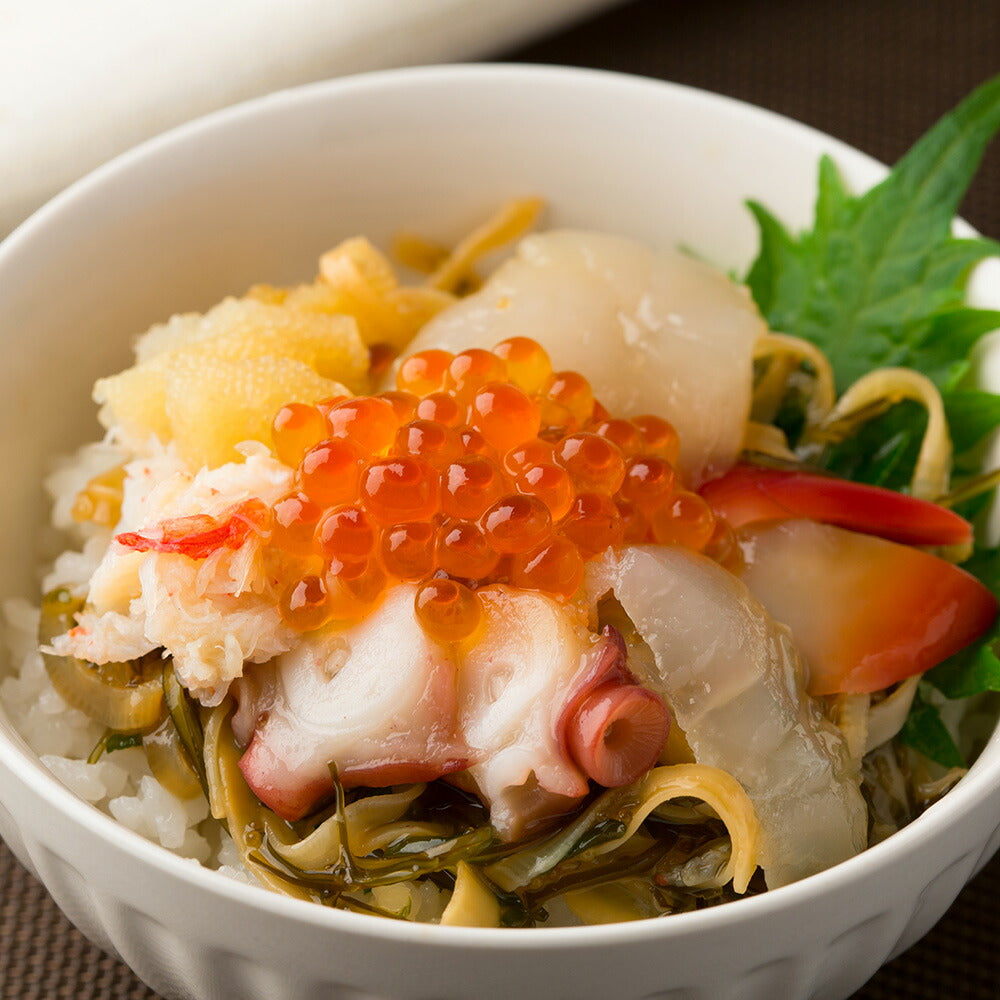 【3人シェア買いでお得】【お中元】7種海鮮 松前漬(個食タイプ） 100ｇ×8