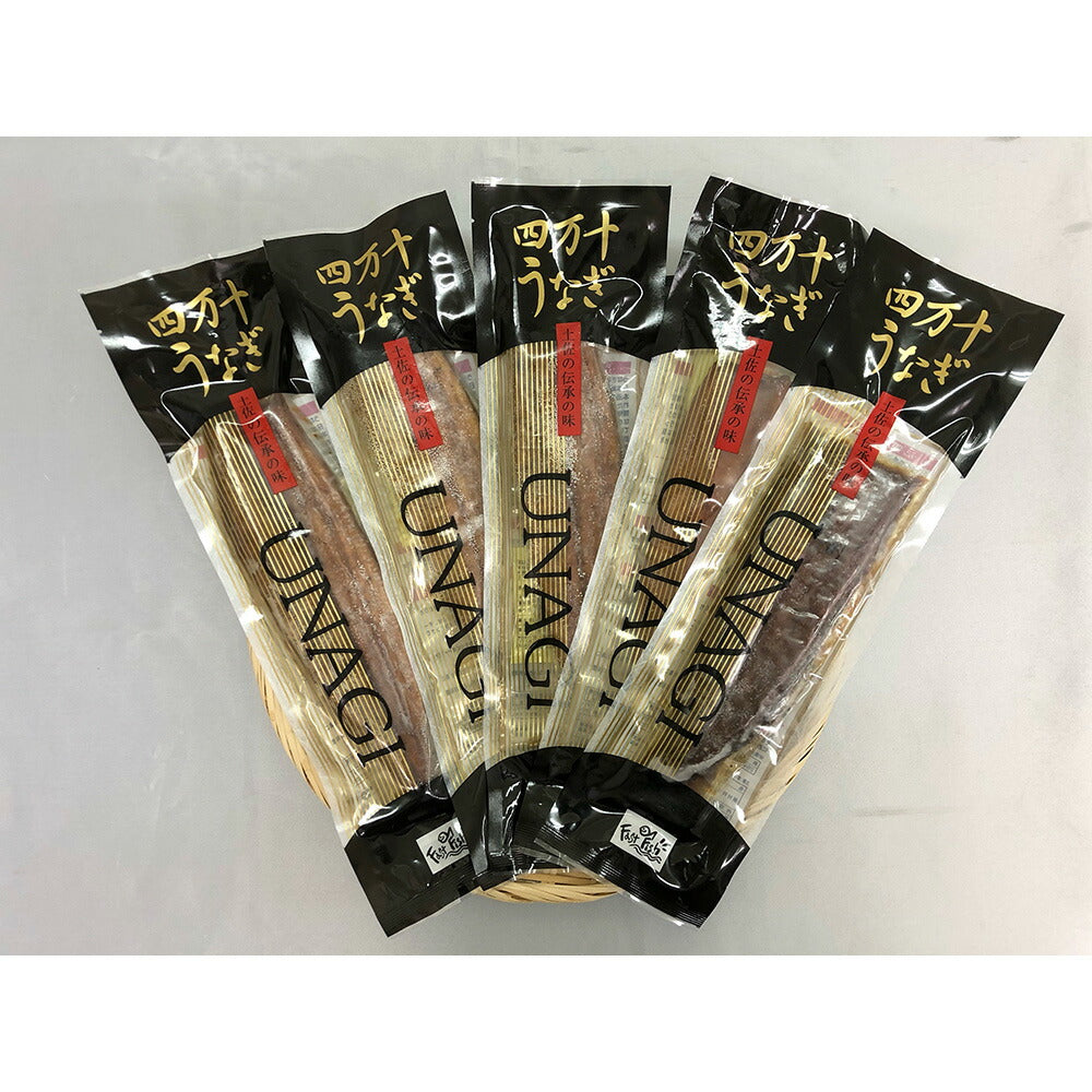【3人シェア買いでお得】【お中元】高知 四万十うなぎ 140g×5尾
