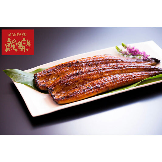 「鰻楽」 九州産 うなぎ蒲焼3尾【送料込み】