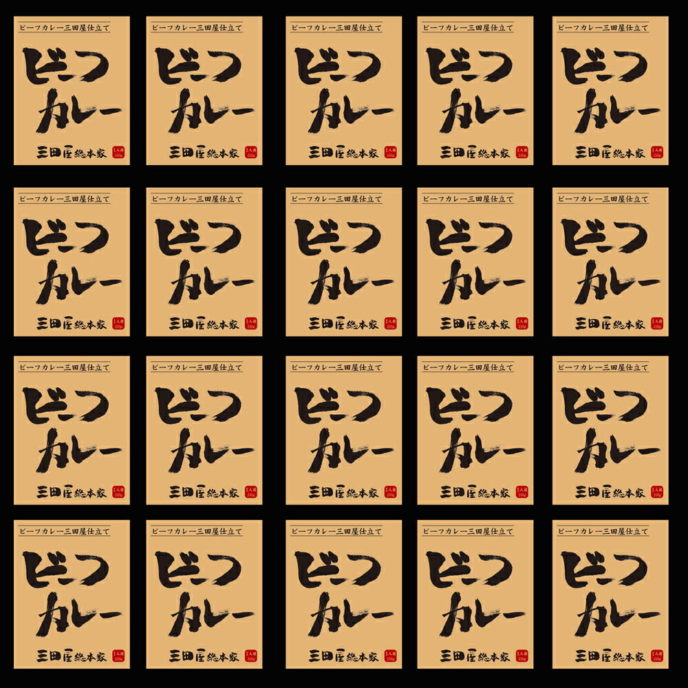 三田屋総本家　ビーフカレー(20食)【送料込み】