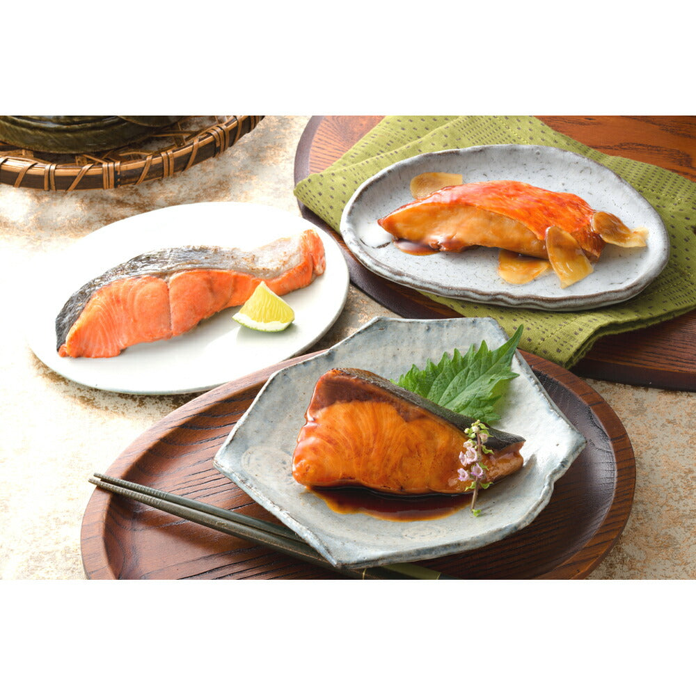 【3人シェア買いでお得】鳥取 「山陰大松」 氷温熟成　煮魚・焼魚ギフトセット8切