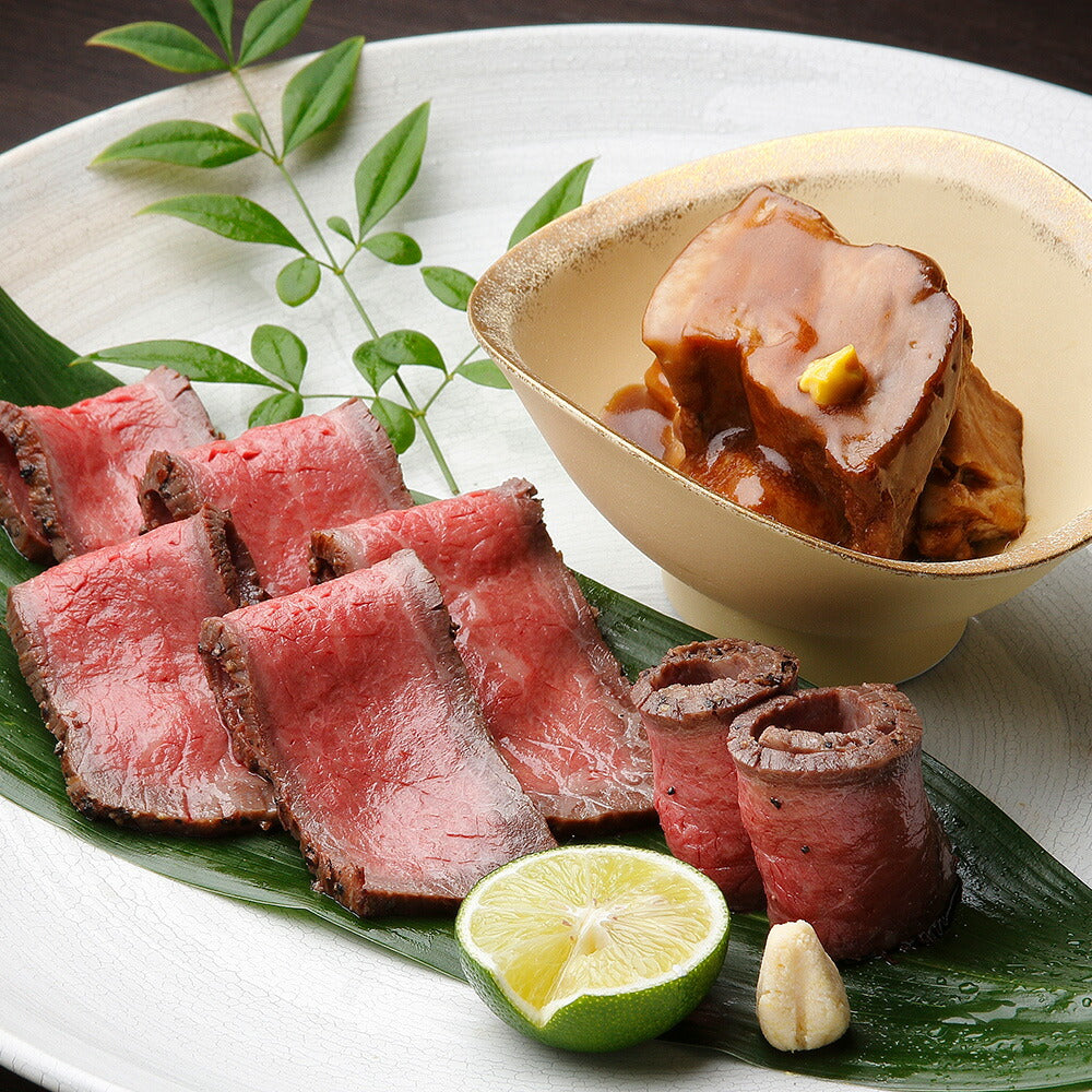 東京 「なだ万」 黒毛和牛ローストビーフ・黒豚の角煮 詰め合せ