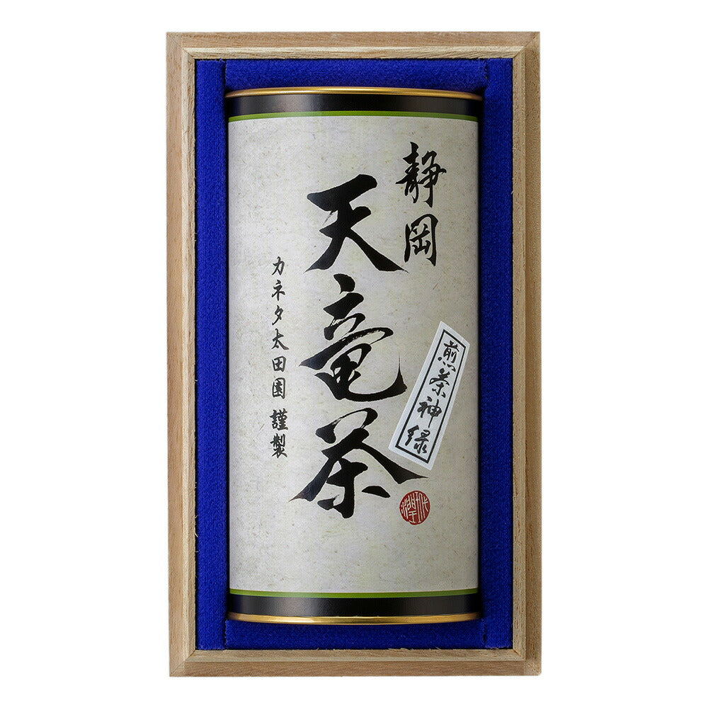 【3人シェア買いでお得】静岡 天竜茶 煎茶神緑100ｇ （木箱入り）
