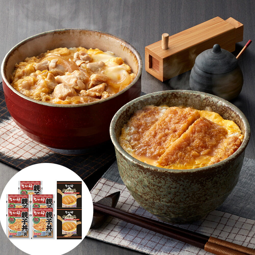 「なか卯」 親子丼＆カツ丼の具セット 7個