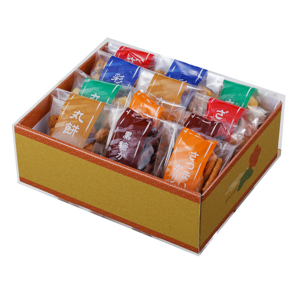 おかきかりんとう詰合せ「菓撰」 12個入り