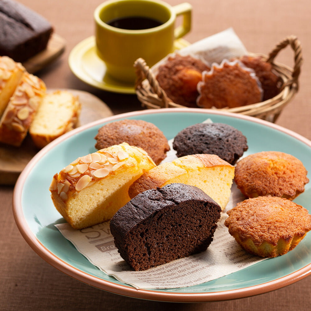 スイートバスケットケーキ・焼き菓子詰合せ 計8個