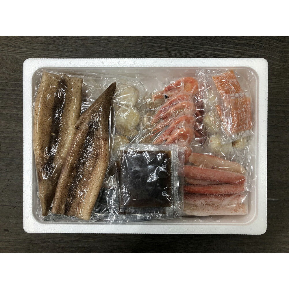 【3人シェア買いでお得】かにちり鍋 ずわい300g たらば100g ポーション100g