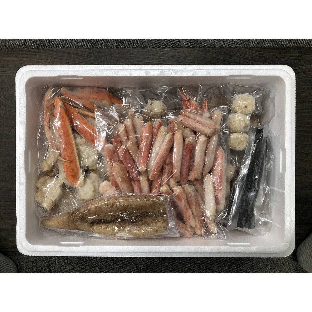 かにちり鍋 ずわい1kg たらば600g ポーション600g