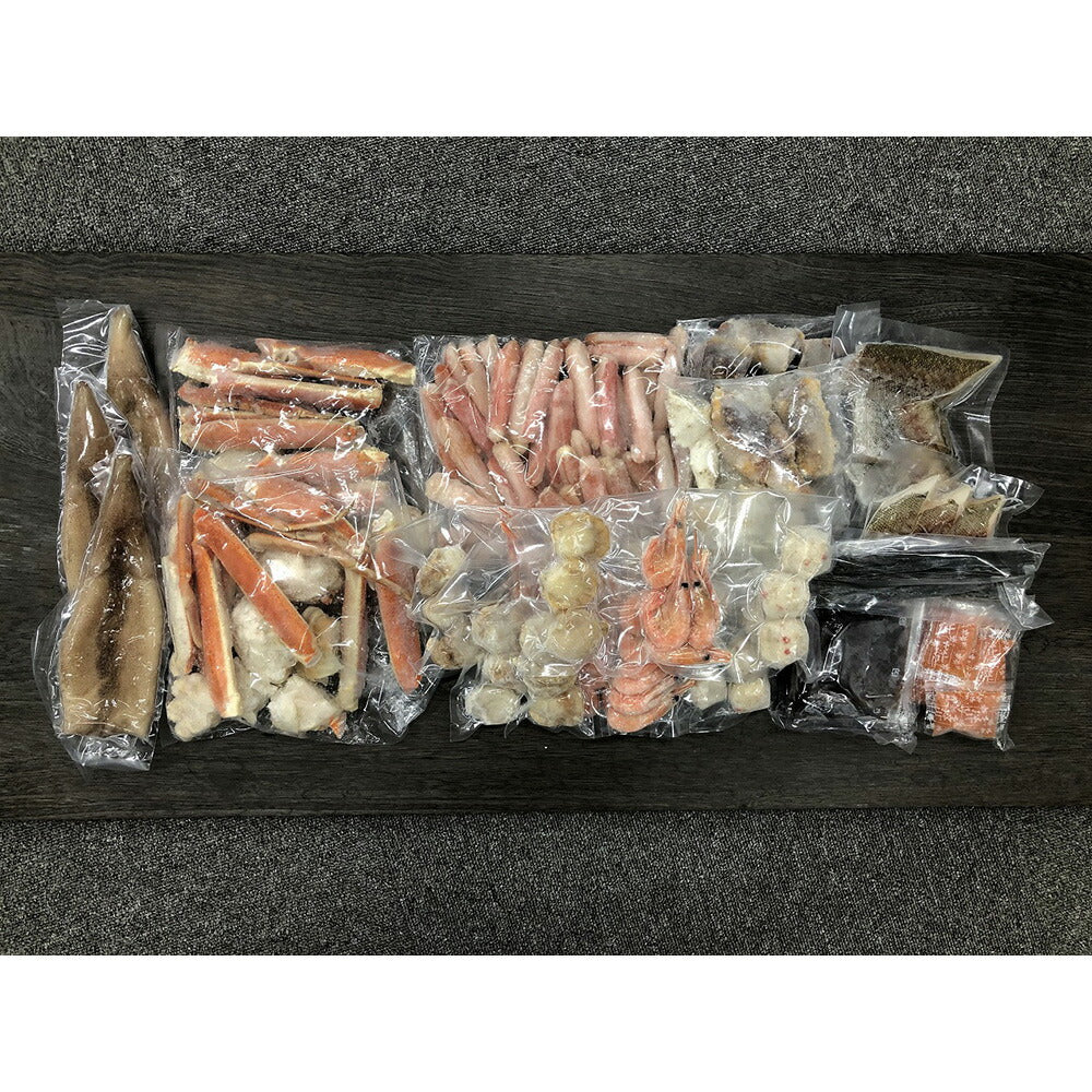 かにちり鍋 ずわい1kg たらば600g ポーション600g