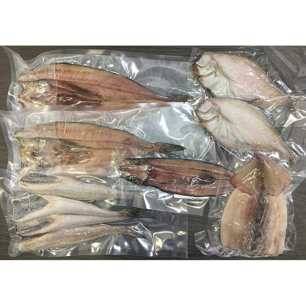 【3人シェア買いでお得】北海道 一夜干し詰合せ 計10個