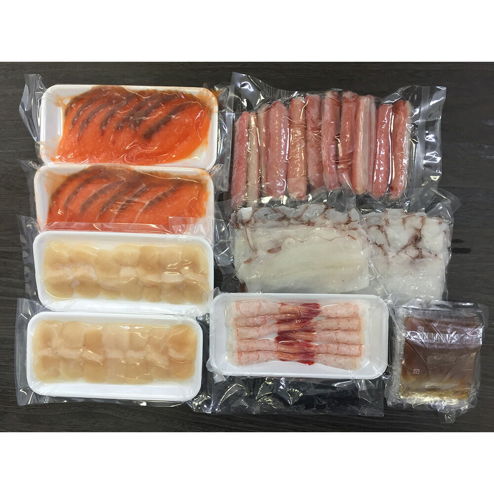 北海道 海鮮しゃぶしゃぶセット ずわいがに300g たこ200g