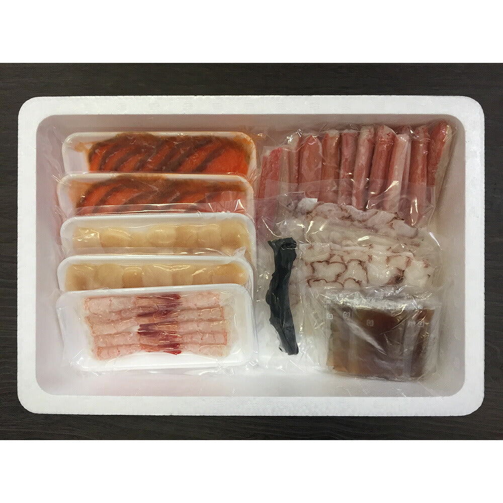 北海道 海鮮しゃぶしゃぶセット ずわいがに300g たこ200g