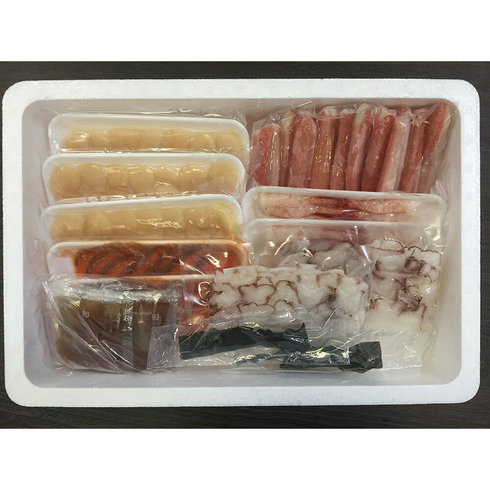 北海道 海鮮しゃぶしゃぶセット ずわいがに300g たこ300g