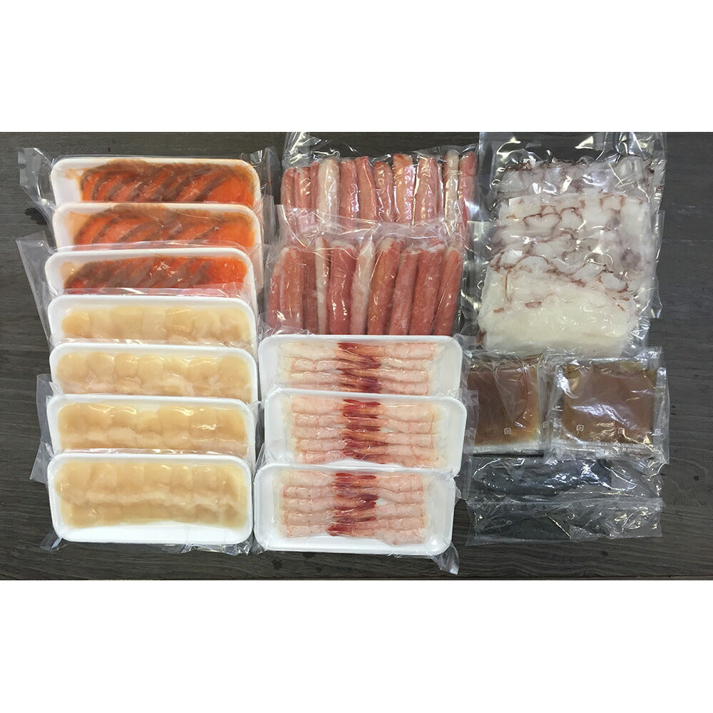 北海道 海鮮しゃぶしゃぶセット ずわいがに600g たこ400g