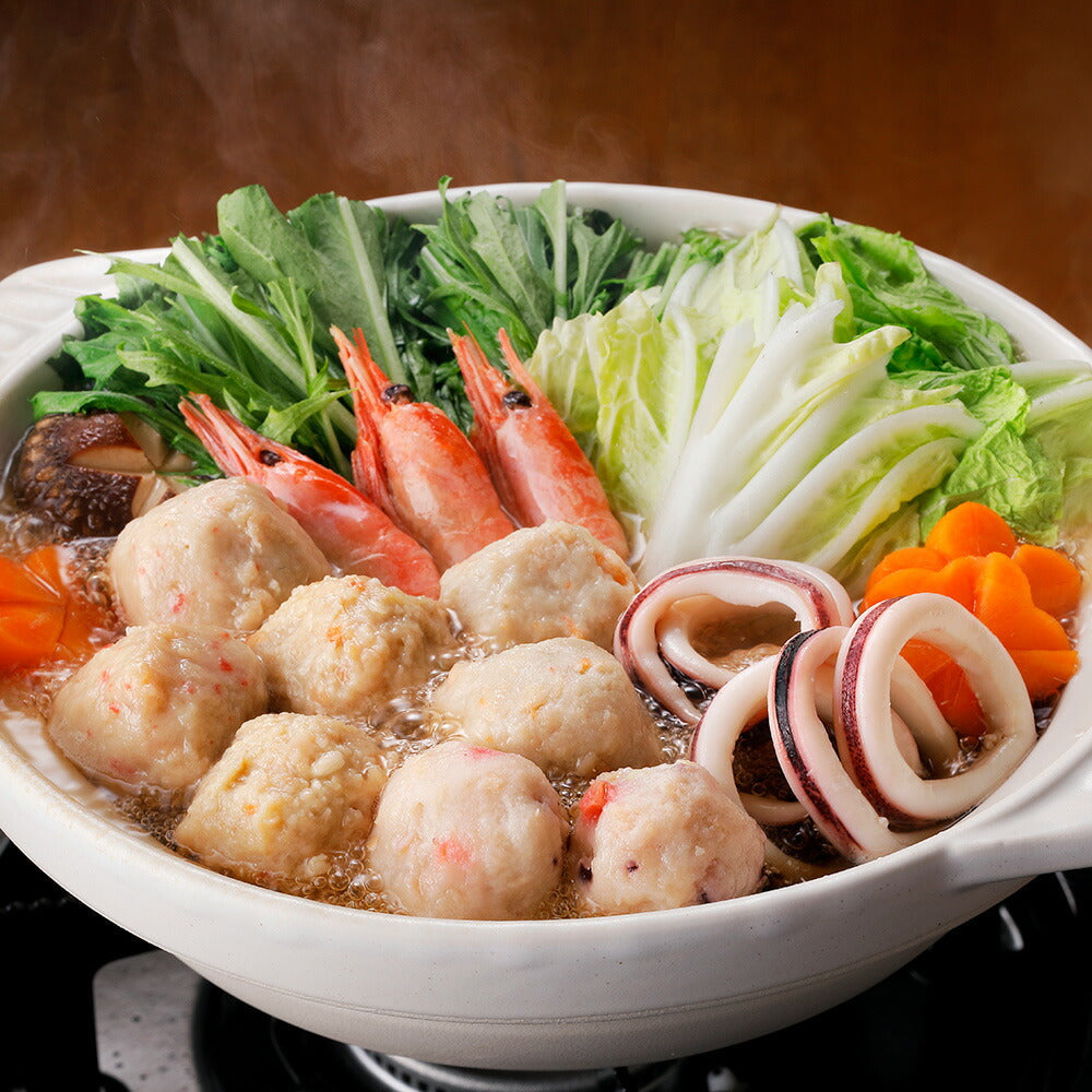 北海道 海鮮つみれ鍋 計36個 いか1尾