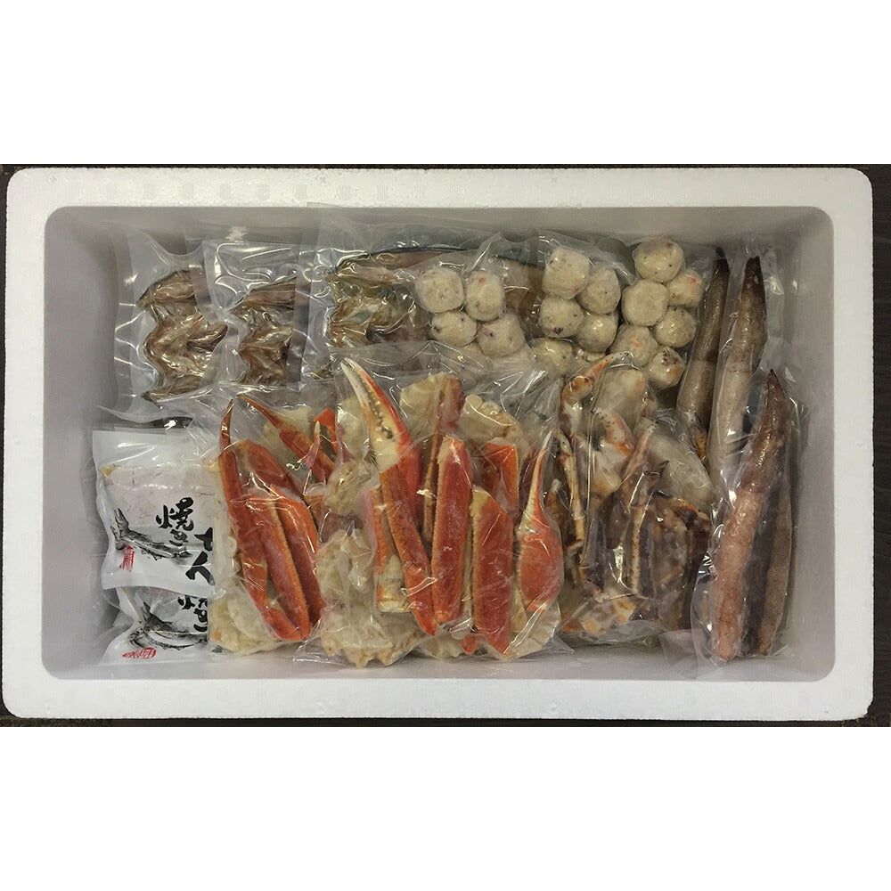 北海道 海鮮浜焼きセット ずわい1kg たらば500g