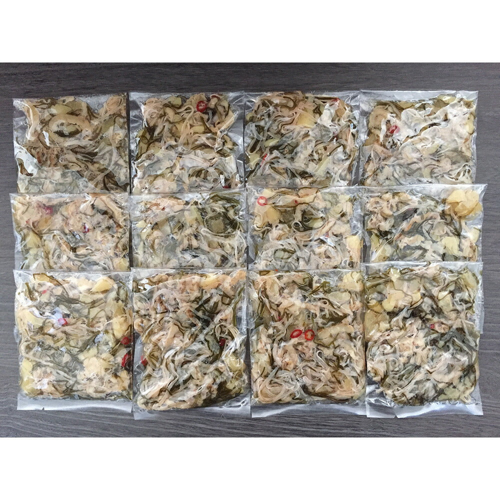 北海道 白醤油小分け松前漬け ×12