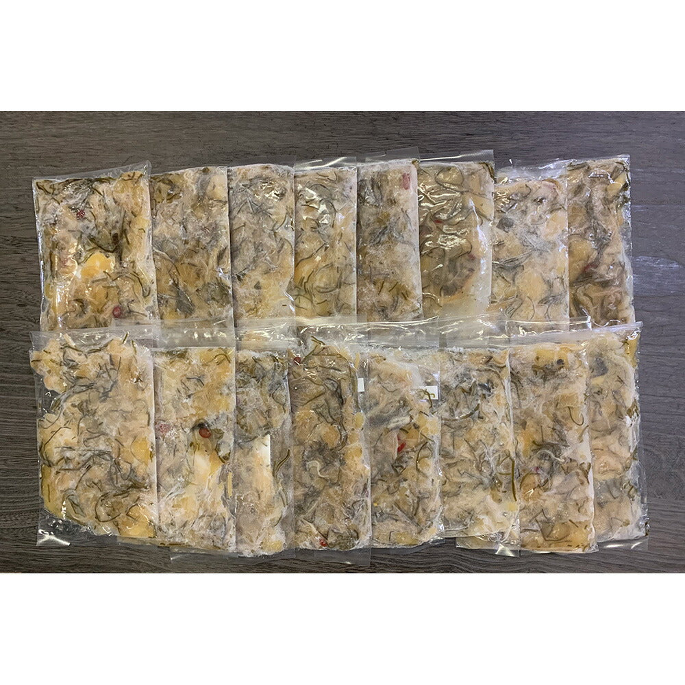 【3人シェア買いでお得】北海道 白醤油小分け松前漬け ×16