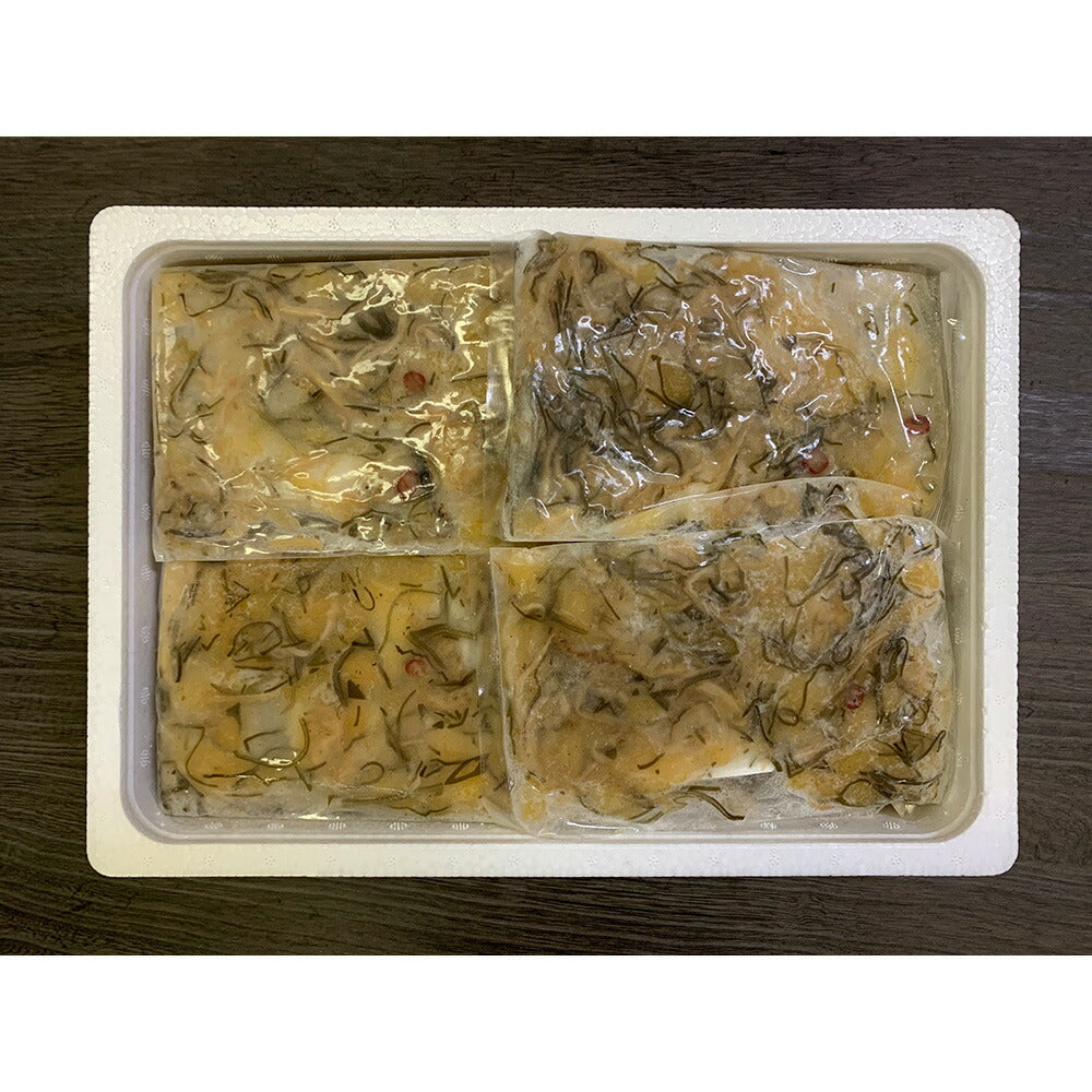 【3人シェア買いでお得】北海道 白醤油小分け松前漬け ×16
