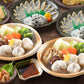 関とら本店 ふくたたき刺身とふく寄せ鍋（個食鍋）セット（唐揚げ・塩辛付）【送料込み】