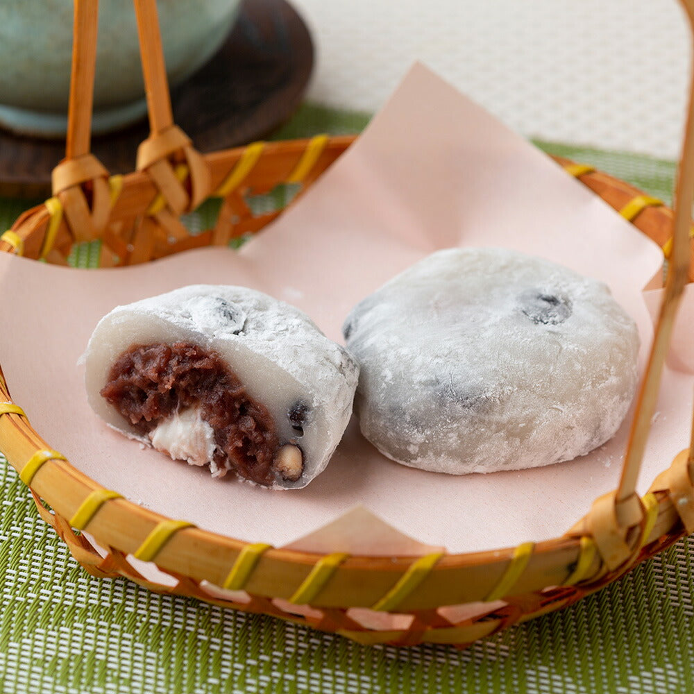 岡山 大正9年創業 おもちの黒川 生クリーム入り豆塩大福×10【送料込み】
