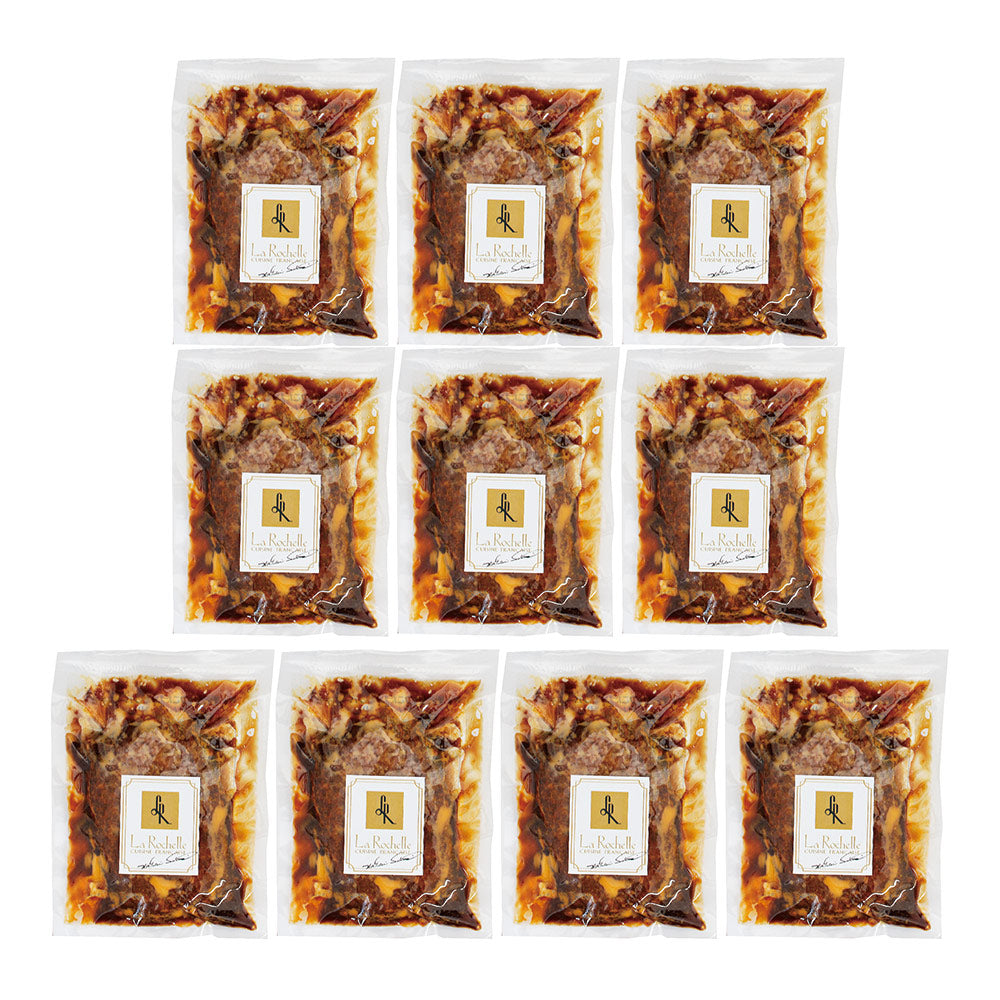 東京 ラ ロシェル 坂井宏行監修 デミグラスソースハンバーグ10個 セット 145g×10 ハンバーグ 冷凍 冷凍食品【送料込み】