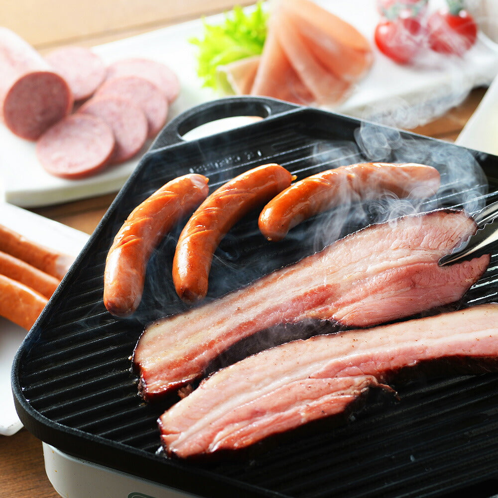 北海道 札幌バルナバフーズ 農家のベーコン セット 8種詰め合わせ ベーコン 生ハム ウインナー【送料込み】