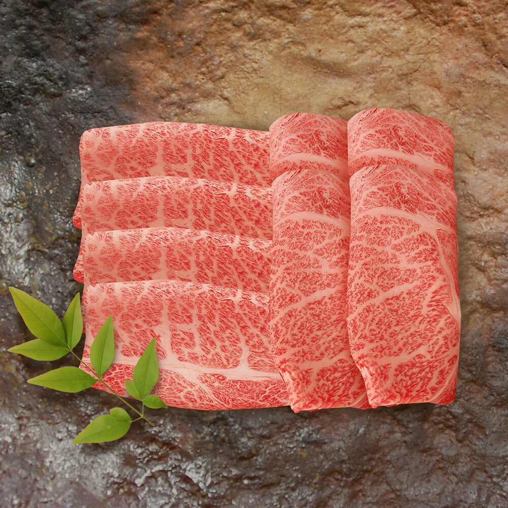 滋賀 松喜屋 近江牛すきやき しゃぶしゃぶ用 ロース350g 牛肉【送料込み】