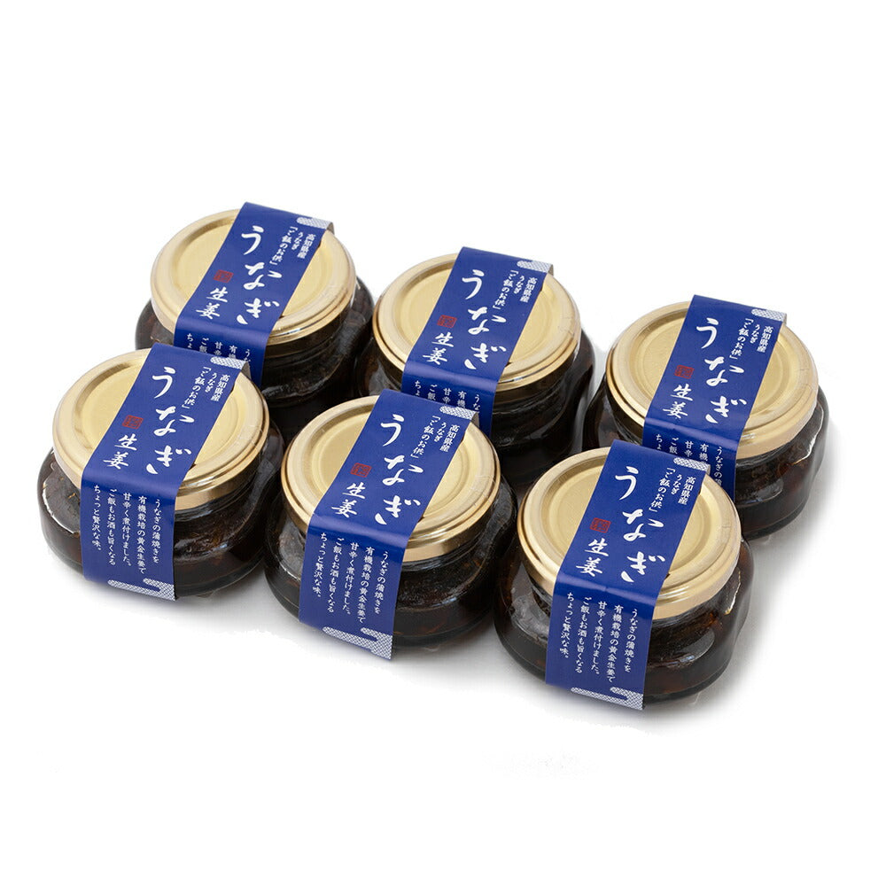 高知 四万十味紀行 うなぎ生姜 6個 セット 80g×6 うなぎ 蒲焼き 鰻【送料込み】
