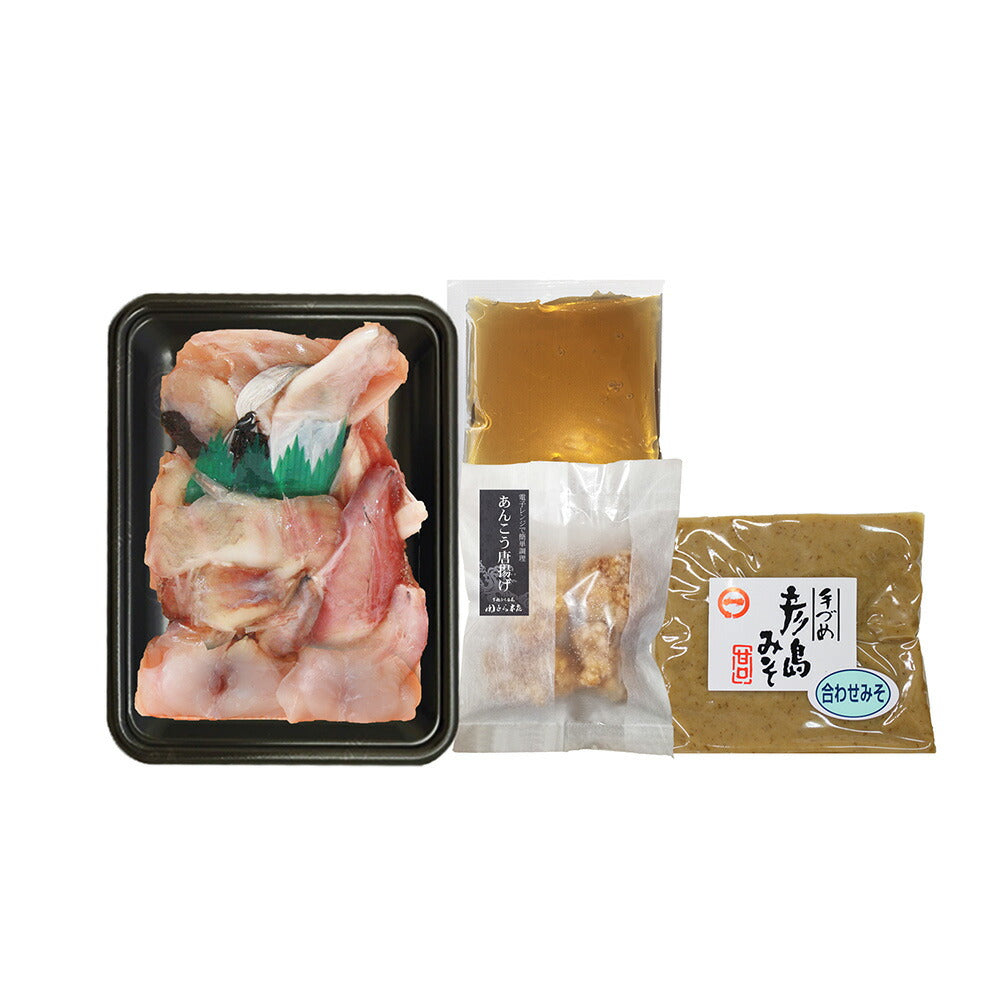 関とら本店 あんこう鍋 ＆ あんこう唐揚げ セット 鍋 揚げ物【送料込み】