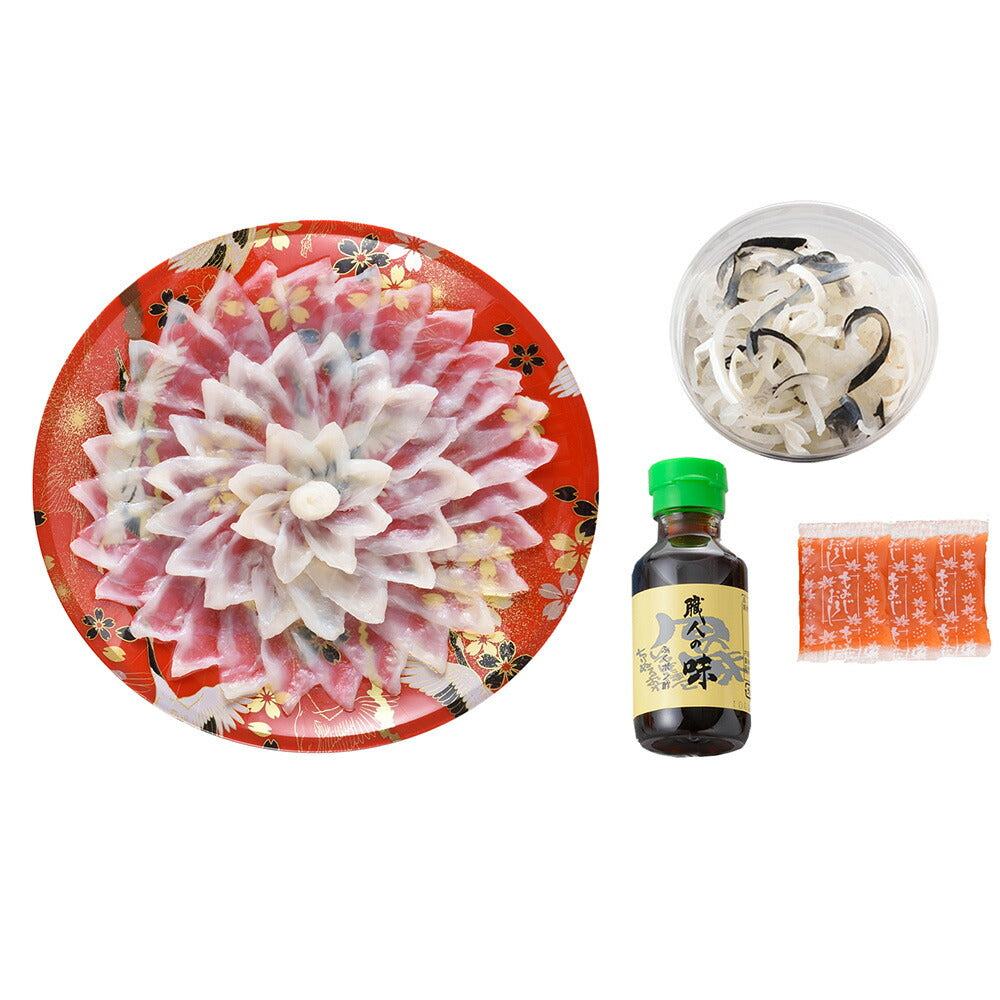 関とら本店 とらふく刺身 セット 刺身65g 皮30g フグ ふぐ刺し ふぐ刺身【送料込み】