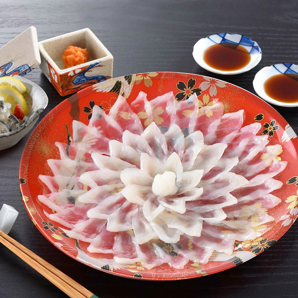 関とら本店 とらふく刺身 セット 刺身65g 皮30g フグ ふぐ刺し ふぐ刺身【送料込み】