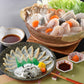関とら本店 ふく刺身とふくちり セット 刺身20g 皮20g ふぐちり200g フグ ふぐ刺し ふぐ刺身【送料込み】
