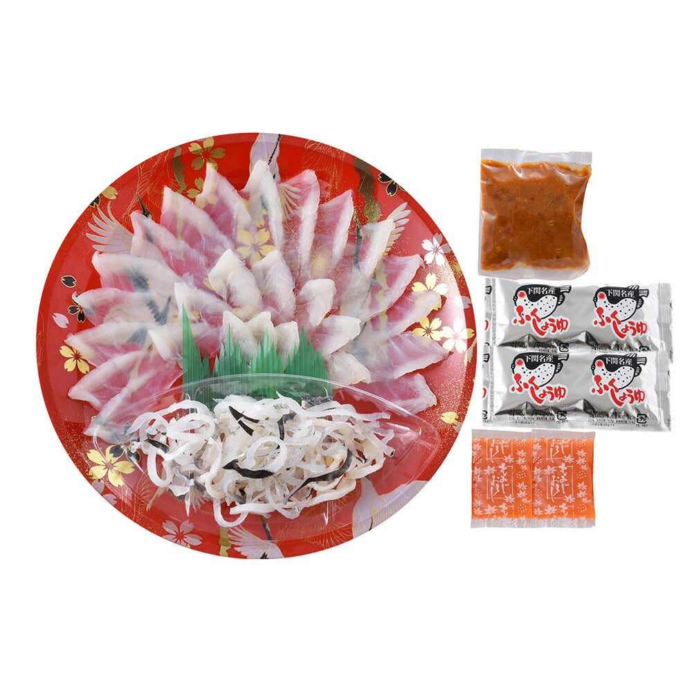 関とら本店 とらふく刺身 雲丹の香 刺身40g 皮20g フグ ふぐ刺し ふぐ刺身【送料込み】