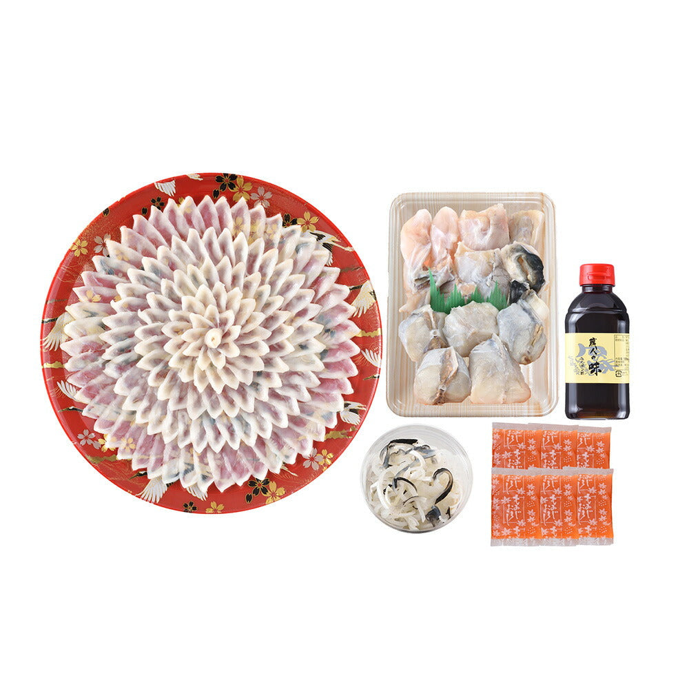 関とら本店 とらふく料理 セット 刺身160g とらふぐ皮30g ふぐちり300g フグ ふぐ刺し ふぐ刺身【送料込み】