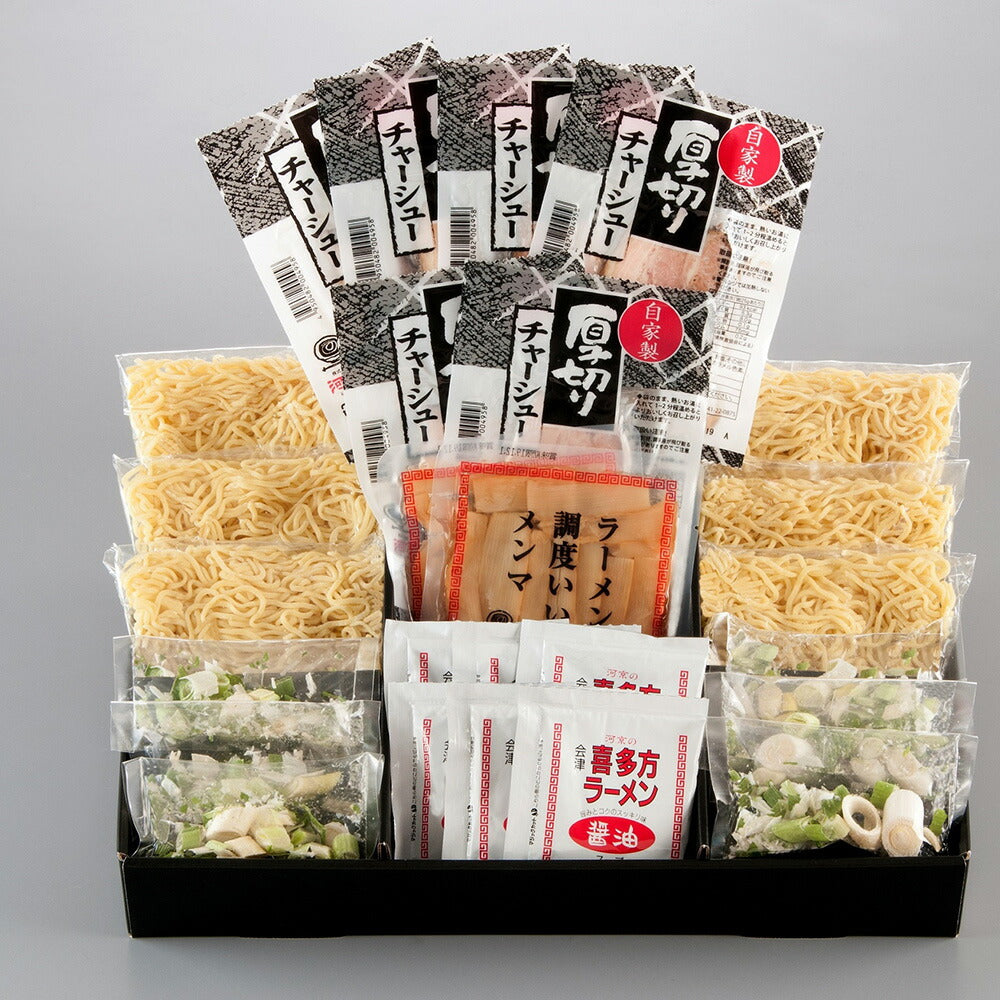 福島 河京 喜多方ラーメン 6食 こだわり具材ギフト ラーメン ラーメンセット ラーメンスープ【送料込み】