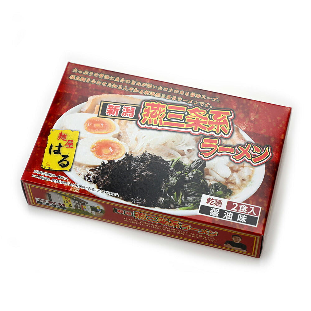 新潟燕三条系ラーメン はる 醤油味 乾麺 12食 ラーメン ラーメンセット ラーメンスープ【送料込み】