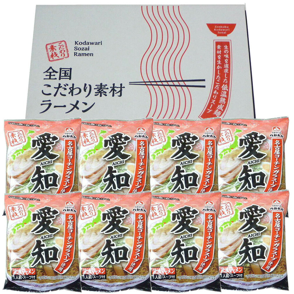 愛知 醤油ラーメン 8食 セット ラーメン ラーメンセット ラーメンスープ【送料込み】